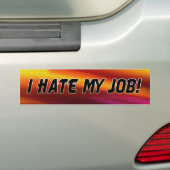 Ik haat mijn Bumpersticker (Op auto)