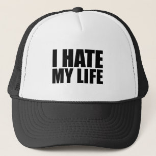 Ik haat mijn leven trucker pet
