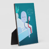 Ik haat mijn werk fotoplaat (Zijkant)