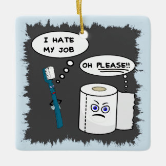 Ik haat mijn werk keramische versiering keramisch ornament