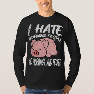 Ik haat Morning. | Lazy Animal T-shirt