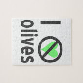 Ik haat Olijfzwart Legpuzzel (Horizontaal)