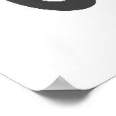 Ik haat Olijfzwart Poster (Hoek)