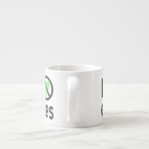 Ik haat olijven Geen liefde Espresso Kop