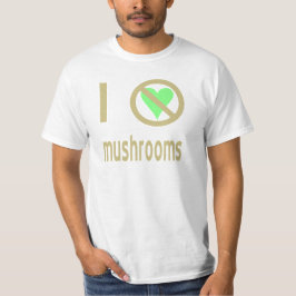 Ik haat paddenstoelen t-shirt