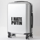 Ik haat Poetin Sticker (Koffer)