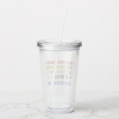 Ik haat programmeren - grappige programmeur I Acryl Drinkbeker (Achterkant)