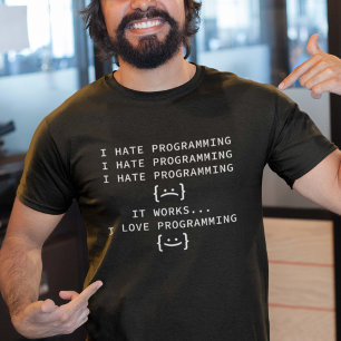 Ik haat Programmering T-shirt