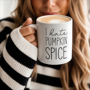 Ik Haat Pumpkin Spice Grappige Herfst Seizoen Mok