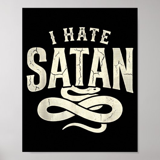 Ik haat Satan Poster (Voorkant)