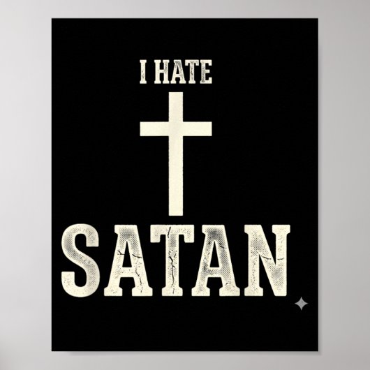 Ik haat Satan Poster (Voorkant)