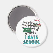Ik haat school magneet (Voorkant / Achterkant)