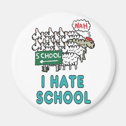 Ik haat school magneet (Voorkant)