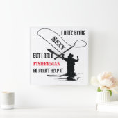 IK HAAT SEXY ZIJND VIERKANTE KLOK (Huis)