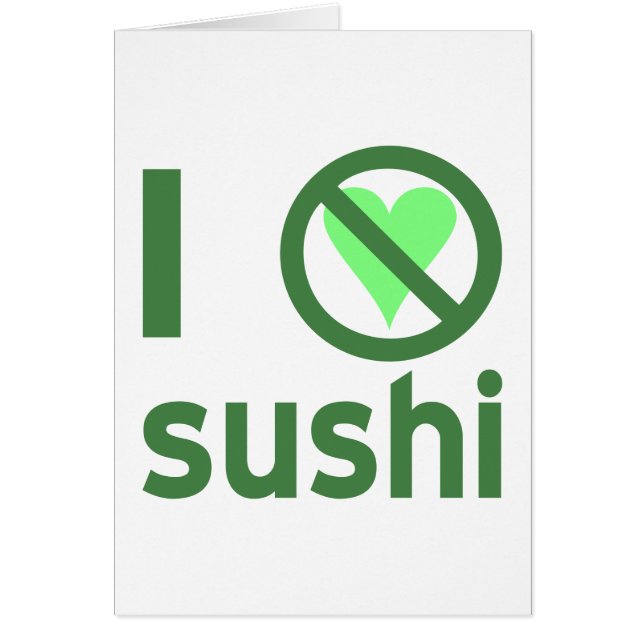 Ik haat sushi. Geen liefde  (Voorkant)