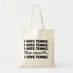Ik haat Tennis Tote Bag