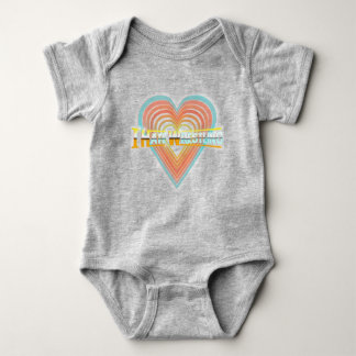 Ik haat Wrestling Logo Baby Bodysuit