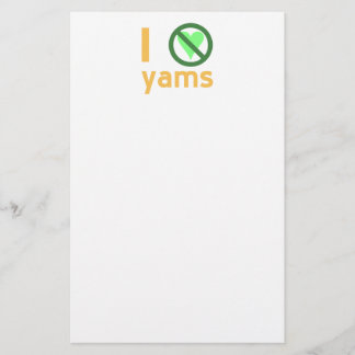 Ik haat yams geen liefde