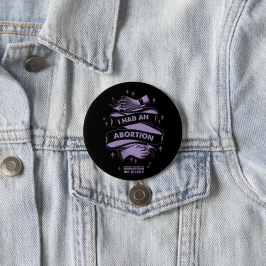 Ik had een abortusButton Ronde Button 7,6 Cm (In situ)