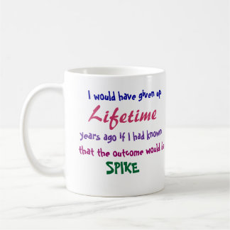 Ik had het jaren geleden opgegeven, Lifetime. Koffiemok