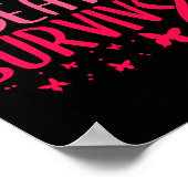 Ik had het overleefd in het besef van borstkanker poster (Hoek)