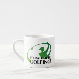 Ik Had Liever Gegolfd Golfers Golf Moderne Quote  Espresso Kop