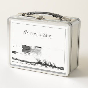 Ik Had Liever Vissen Boot Lunch Box