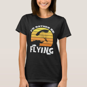Ik Had Liever Vliegend Springen Parachutist Skydiv T-shirt