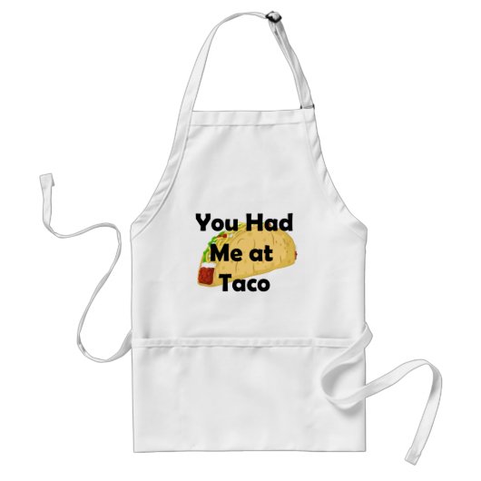 Ik had me bij Taco Schort (Voorkant)