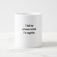 Ik had mijn geduld getest op koffie-mok