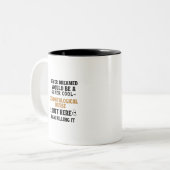 Ik had nooit gedacht dat ik een supercoole GERONTO Tweekleurige Koffiemok (Voorkant links)