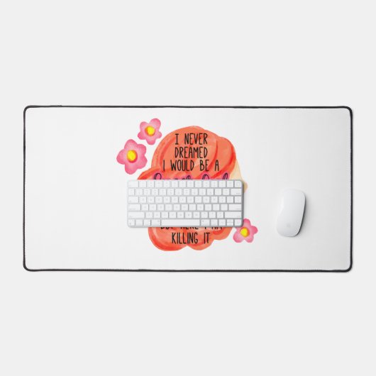 Ik had nooit gedacht dat ik een supercoole moeder bureaumat (Keyboard & Muis)