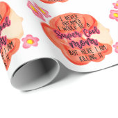 Ik had nooit gedacht dat ik een supercoole moeder  cadeaupapier (Rol Hoek)