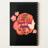Ik had nooit gedacht dat ik een supercoole moeder planner (Achterkant)