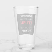 Ik had nooit gedacht dat ik een superneef zou word glas (Achterkant)