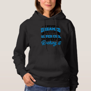 Ik had nooit gedacht dat ik ooit dierenverzorger z hoodie