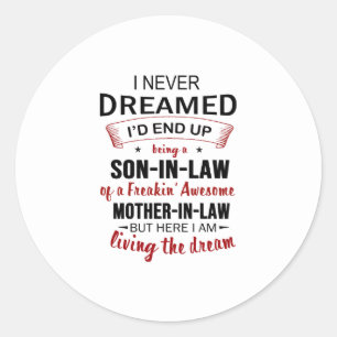 Ik had nooit gedacht dat ik uiteindelijk een schoo ronde sticker