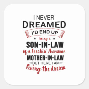 Ik had nooit gedacht dat ik uiteindelijk een schoo vierkante sticker