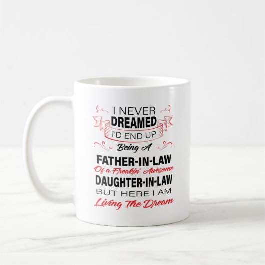 Ik had nooit gedacht dat ik uiteindelijk een vader koffiemok (Links)