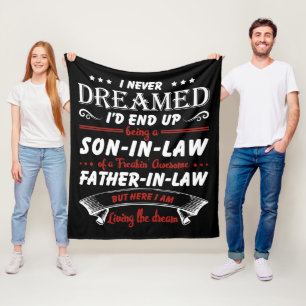 Ik had nooit gedacht dat ik uiteindelijk een zoon fleece deken