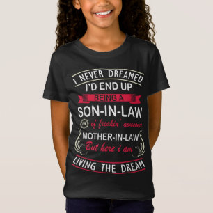 Ik had nooit gedroomd dat ik uiteindelijk een zoon t-shirt