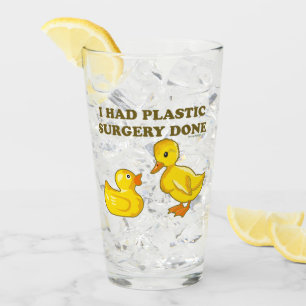 Ik had plastische chirurgie gedaan glas