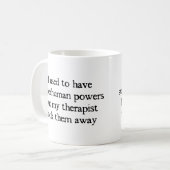 Ik had superkrachten koffiemok (Voorkant links)