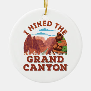 Ik hakte de Grand Canyon Keramisch Ornament