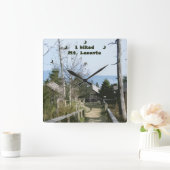 Ik hakte Mt LeConte/Foto Art Vierkante Klok (Huis)