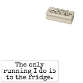 Ik hardlopen rubberstempel (Gestempeld)