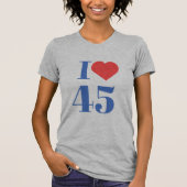 Ik hart 45 t-shirt (Voorkant)