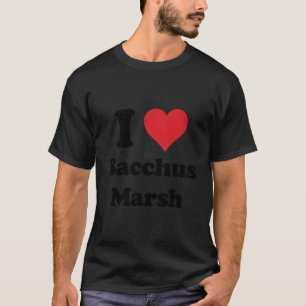 Ik hart Bacchus Marsh liefde Australië Aussie T-shirt