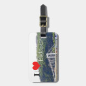 Ik hart Boedapest Bagagelabel (Voorkant verticaal)