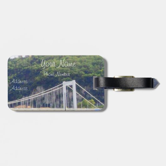 Ik hart Boedapest Bagagelabel (Achterkant horizontaal)